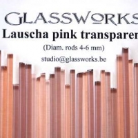 Lauscha Transparent Pink (4-6mm)