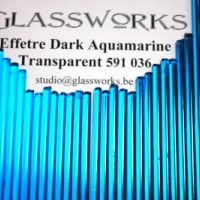 Effetre Transparent Dark Aquamarine (ET 591 036)